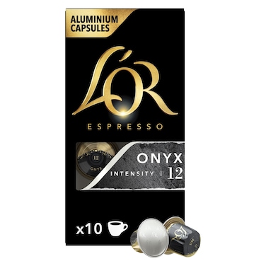 L'or Onyx Intensity 12 Espresso Coffee Capsules 10 Capsules, 52g
