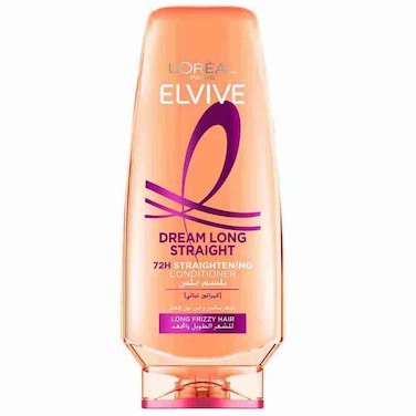 L&rsquo;Oreal Paris Elvive Dream Long Straight 72H Straightening Conditioner for Long Frizzy Hair, 360ml
