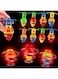 24 Pack Kids Party Favors Stuffers LED Light Up UFO Spinning Glow in The Dark Party Supplies,Glow In The Dark Sticks Party Supplies Set,LED UFO Spinning Light Up Toys