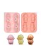 Astronaut Ice Cube Mold Silicone Tray for Making 4 Unique Space Shape Ice Balls Perfect for Chilling Drinks