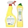 Jif Multipurpose Foam Cream Spray Lemon 500ml with Ultra Hygiene Cream Eucalyptus 450ml