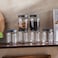 Home Rento 6-Piece Storage Jar 500ml -Clear &amp; Grey