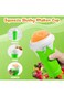Slushie Maker Cup, TIK TOK Magic Quick Frozen Smoothies, Double Layer Squeeze Cup (Green)