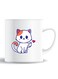 Premium Quality Two Sided Printed Coffee Mug Tea Cup Cat Love For Home Office, Kids Men Women