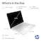 HP 14 Laptop 14-inch - Intel N150, 4GB RAM, 128GB UFS - Natural Silver