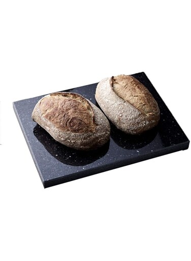 LAMAC CRAFTS - Rectangular Granite Bread Baking Stone/Pizza stone for Ovens (40cm X 30cm)