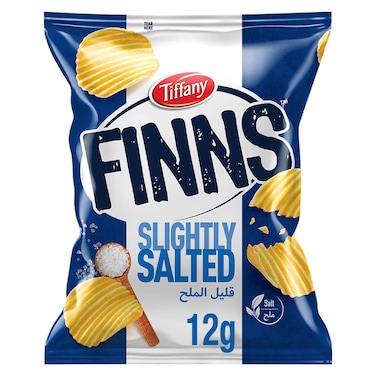 Tiffany Finns Crinkled Potato Chips Salt 12g