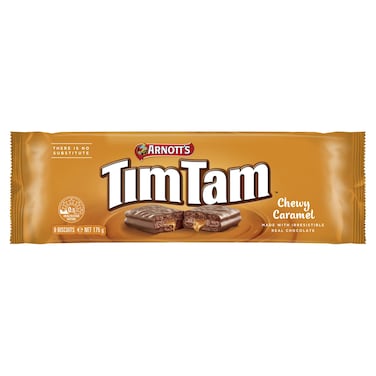 Arnott's Tim Tam Chewy Caramel Biscuits, 175g