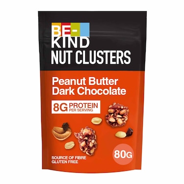 Be-Kind Peanut Butter Dark Chocolate Nut Clusters Bar, 80g