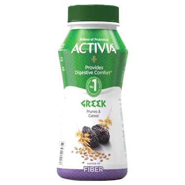 Activia Greek Style Prunes and Cereal Drink, 180ml