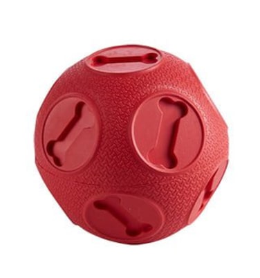 Miss Bear Colorful Football Pattern Sound Ball Dog Toy - 3.5inches &nbsp;(Medium Dogs)