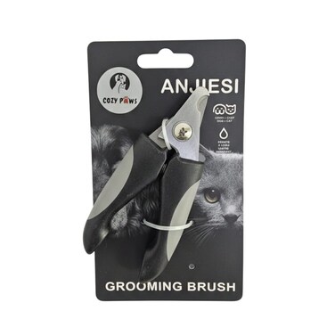 Cozy Paws Pet Nail Clipper With Safety Guard- Small ( 12x5cm) Gray