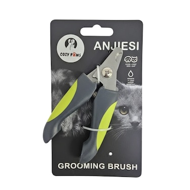 Cozy Paws Pet Nail Clipper With Safety Guard- Small (12x5cm)-Green