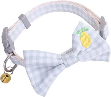 Cozy Paws Adjustable Pet Collar Bow Tie With Bell - Small (24-30cmx1cm)-Green
