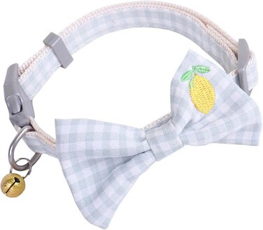 Cozy Paws Adjustable Pet Collar Bow Tie With Bell - Medium (36-40cmx1.5cm)-green