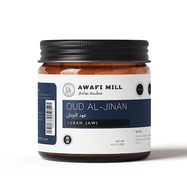 AWAFI MILL Oud Al-Jinan Scented Luban Jawi 70g   Floral Musk &amp; Amber