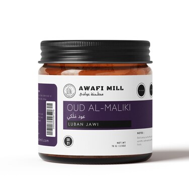 AWAFI MILL Oud Al-Maliki Scented Luban Jawi 70g   Spiced Oud &amp; Amber