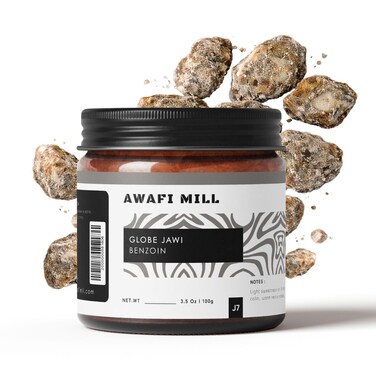 AWAFI MILL Globe Jawi Incense 100Gg   Benzoin Resin Chunks