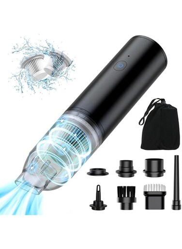 Authticar Car Vacuum Cleaner 10000Pa Portable Car Vacuum Cleaner Cordless Vacuum Cleaner for Car 9000 7in1 Handheld Vacuum Cleaner for Car Pet Hair Dust Gravel Cleaning Home Office