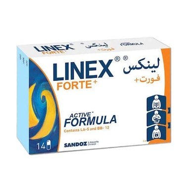 Linex Forte+ Capsules 14's