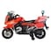 BMW Official Licensed Kids Electrice Rideon Police Bike 12v - Red