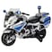 BMW Official Licensed Kids Electrice Rideon Police Bike 12v - Silver