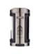 LUBINSKI Cigar Lighter, Windproof Quadruple 4 Torch Jet Lighter, Blue Flame Butane Gas Torch, Leather Case, Black