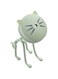 Super cartoon cat USB air humidifiers with warm night light - Green