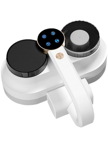 INGUNAR Mite Remover Double Cup Wireless Mite &amp; Dust Remover, Vacuum Cleaner Upgraded Cordless UV Vacuum Cleaner, HEPA Filtration, Rechargeable Battery,15000 PA Great Suction Power