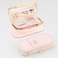 Angoo Macaron Double-layer Retractable Large-capacity Pencil Case Stationery Box - Pink