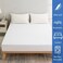 INFINI HOMES White Fitted Sheet Brushed Hotel Quality 90 GSM Ultra-Soft Wrinkle Resistant - Bottom Sheet - Deep Pocket Stretches Up to 20 cm (140 x 200) Fitted Sheet Only
