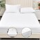 INFINI HOMES White Fitted Sheet Brushed Hotel Quality 90 GSM Ultra-Soft Wrinkle Resistant - Bottom Sheet - Deep Pocket Stretches Up to 20 cm (140 x 200) Fitted Sheet Only