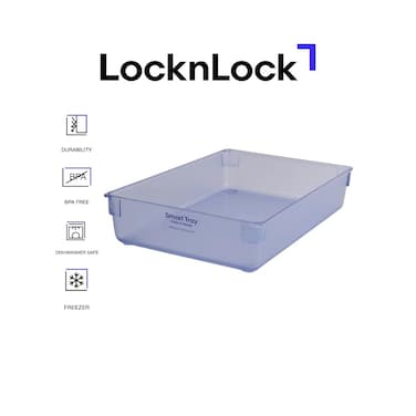 LocknLock Smart Tray Medium (HPC7400) &ndash; Versatile and Compact Organizational Solution for Kitchen, Bedroom, and Office