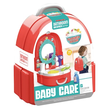 HK Baby Care Bathroom Backpack Series Playhouse Set