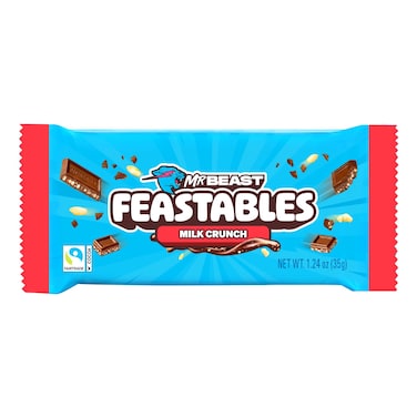 Mr. Beast Feastables Milk Crunch, 35g