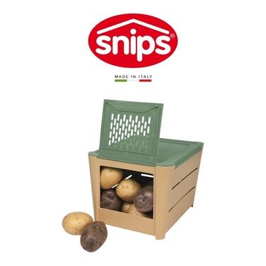 Snips Potato &amp; Vegetable Keeper 3KG with Ventilated Lid &ndash; Made in Italy