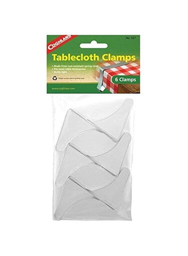 Coghlan's Tablecloth clamps, 6 units, One Size