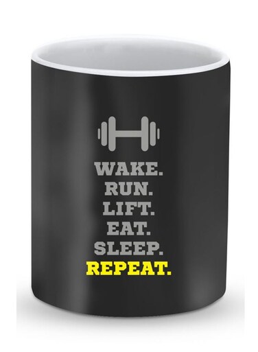 Premium Routine Designer Mug Black/White