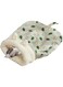 JIJIAOVE Cat Sleeping Bag for Indoor Cats, Cute Cat Sleeping Bag, Cozy Cat Winter Sleeping Bag, Self Warm Cat Bed Cave, Fluffy Cat Tunnel Calming Sleeping Bags for Cats up (21.6 * 17.7 IN,Gray Green)