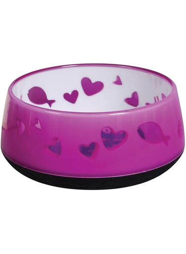 All For Paws Modern Cat Love Feeder Bowl, Pink, 1.64 Kg