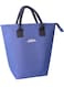 Blue Large Insulated Lunch Bag for Women Men, Adults Reusable Simple Bento Lunch Bag Lunch Container Lunch Tote Bag for Lunch Box for Picnic Work Hiking Beach