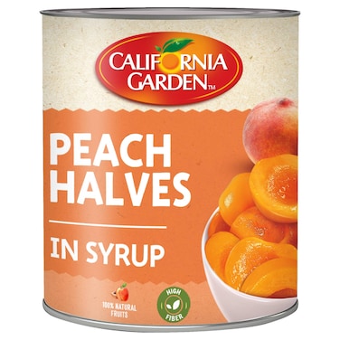 California Garden Peach Halves in Syrup, 825g