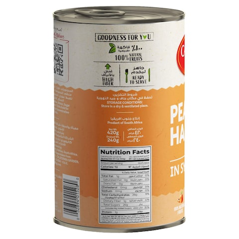 California Garden Peach Halves In Syrup, 420g
