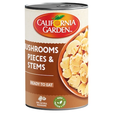 California Garden Mushroom Pieces &amp; Stems, 425g