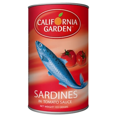 كاليفورنيا جاردن سردين في صلصة الطماطم 155 غرام