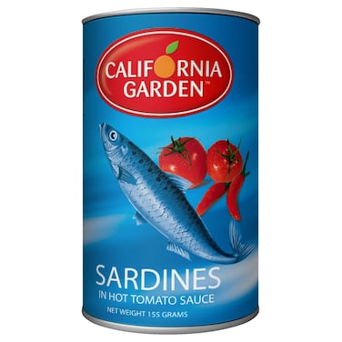 California Garden Sardines in Hot Sauce, 155g