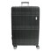 Track Checks 4 Wheel Luggage Hard Trolley Black 79cm