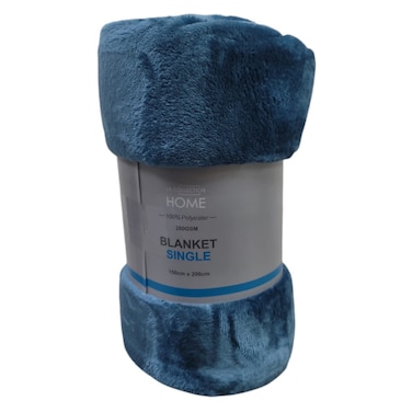 لاكوليكسيون بطانية بوليستر 280 غرام لكل متر مربع -  أزرق مخضر، 150×200 سم، 882 غرام