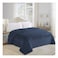 LA Collection 280 GSM Polyester Blanket Single Dark Grey 150x200cm 882g