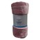 LA Collection 280 GSM Polyester Blanket Single Deep Mauve 150x200cm 882g